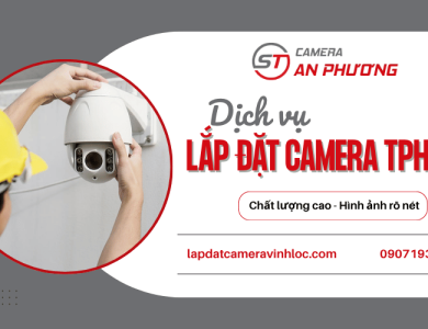 Dịch vụ lắp đặt camera TPHCM chất lượng cao, hình ảnh rõ nét